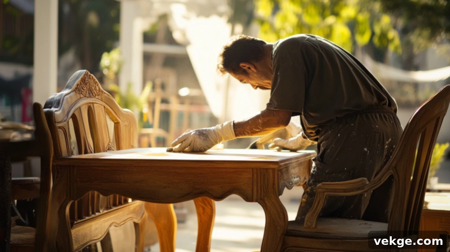 Step-by-Step Process to Clean Furniture Before Painting.