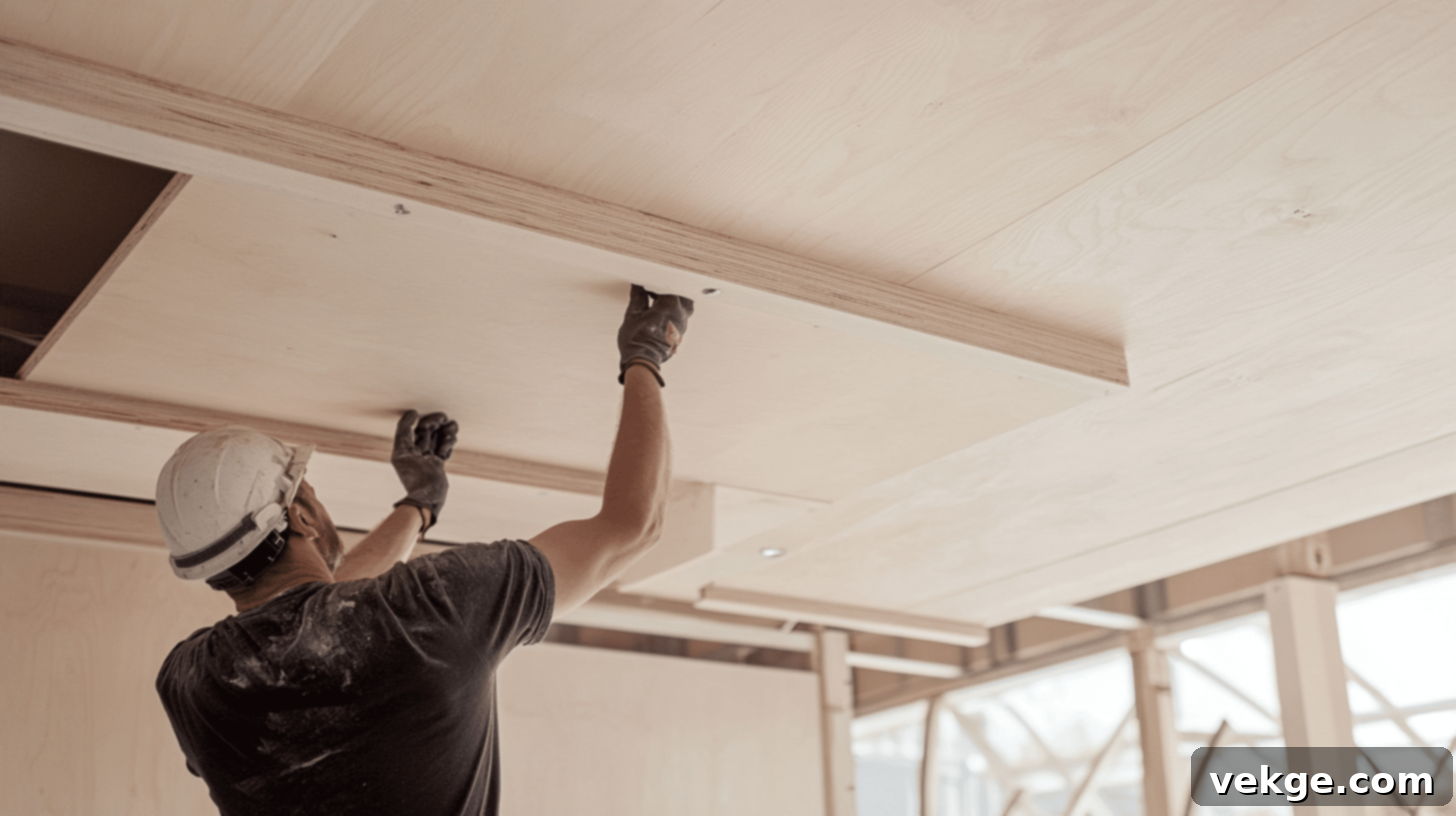 Why Install a Plywood Ceiling?