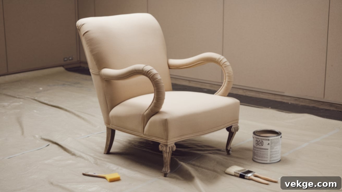 How to Prepare Your Upholstery for Painting for best results
