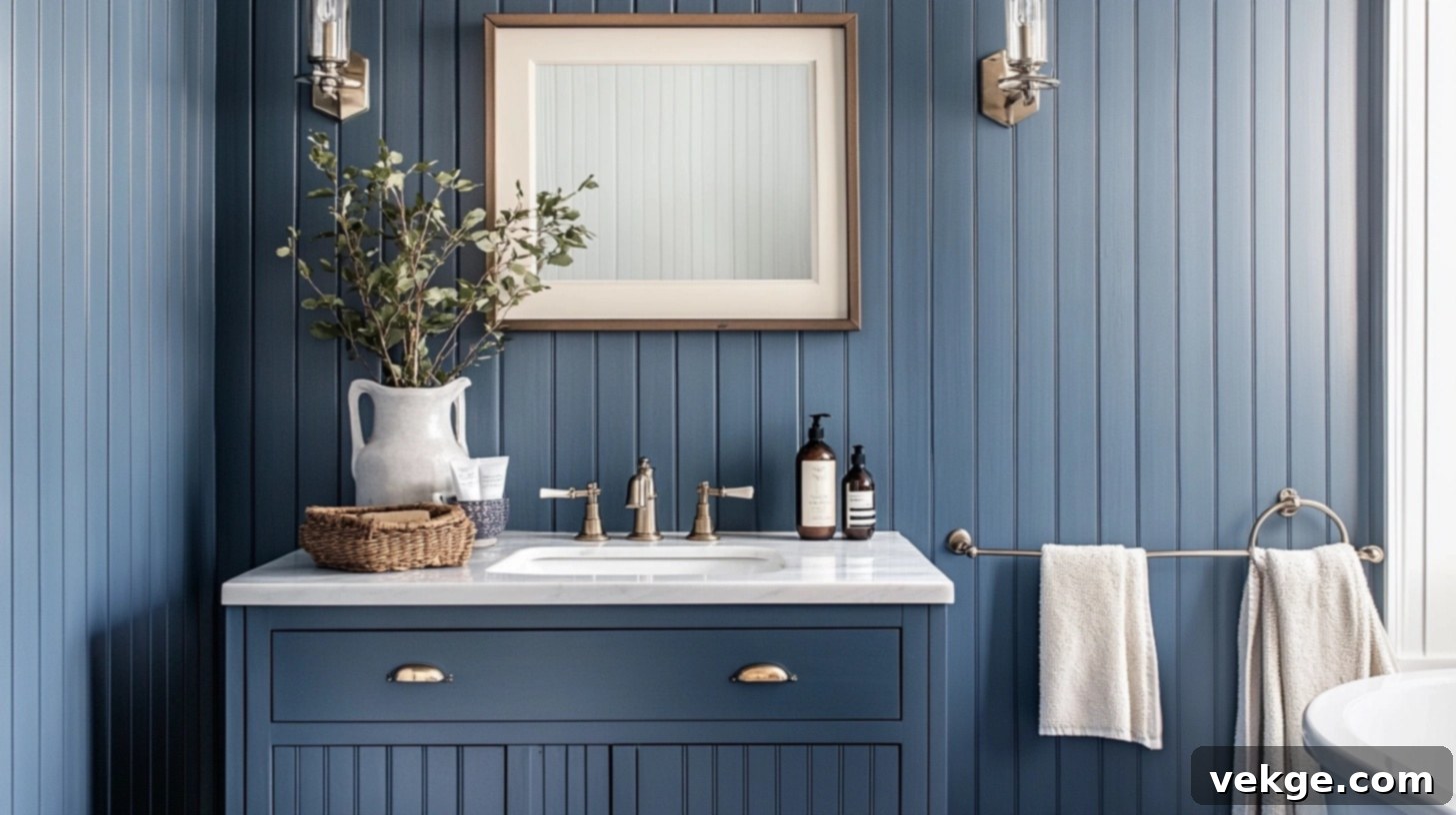 Beadboard Accent Wall