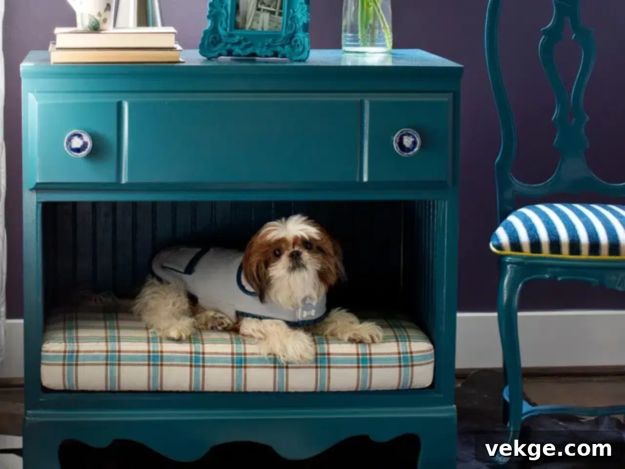 Upcycled Furniture Dog Bed - Creative Pet Furniture