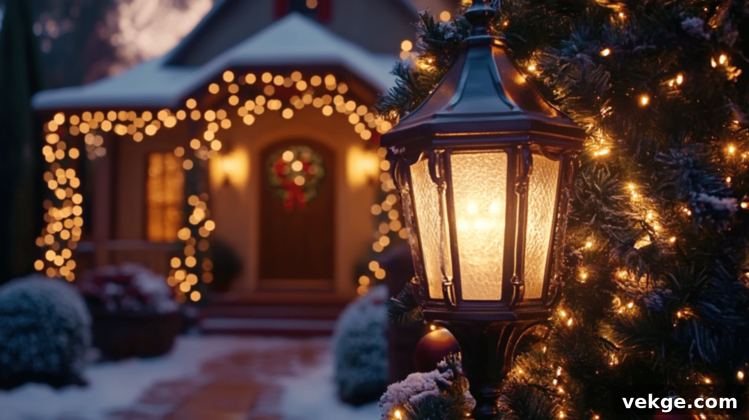 Keeping Your DIY Christmas Lamp Post Beautiful
