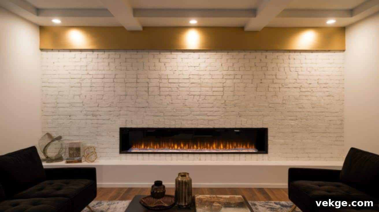Painted_Brick_DIY_Fireplace_Wall