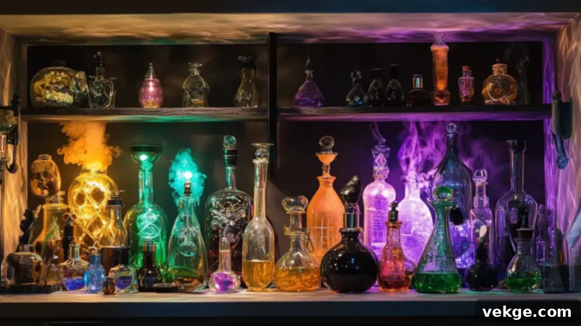 Witch's Laboratory Display - Interactive Halloween Potion Lab