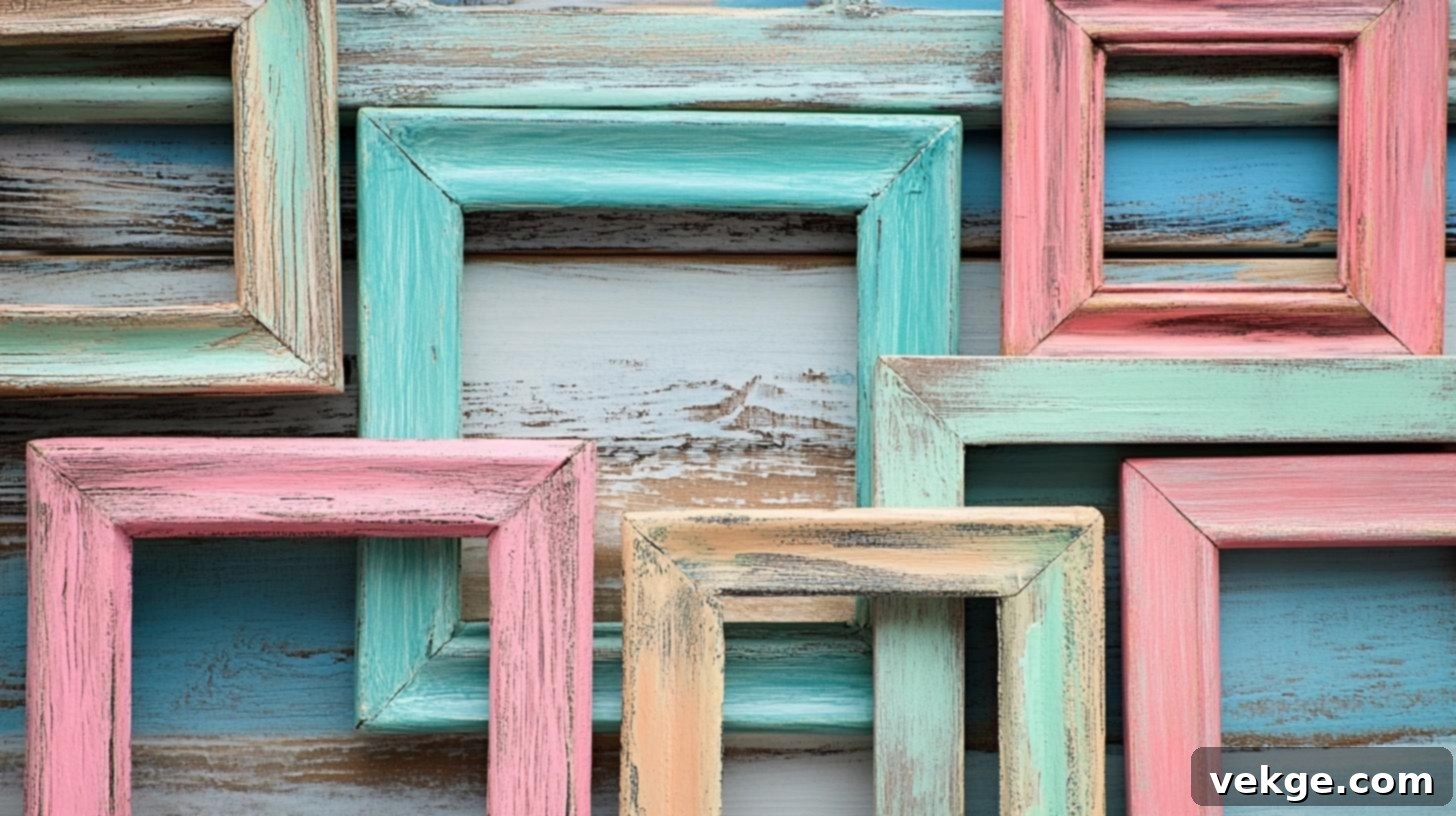 Chalk Painted Picture Frames DIY