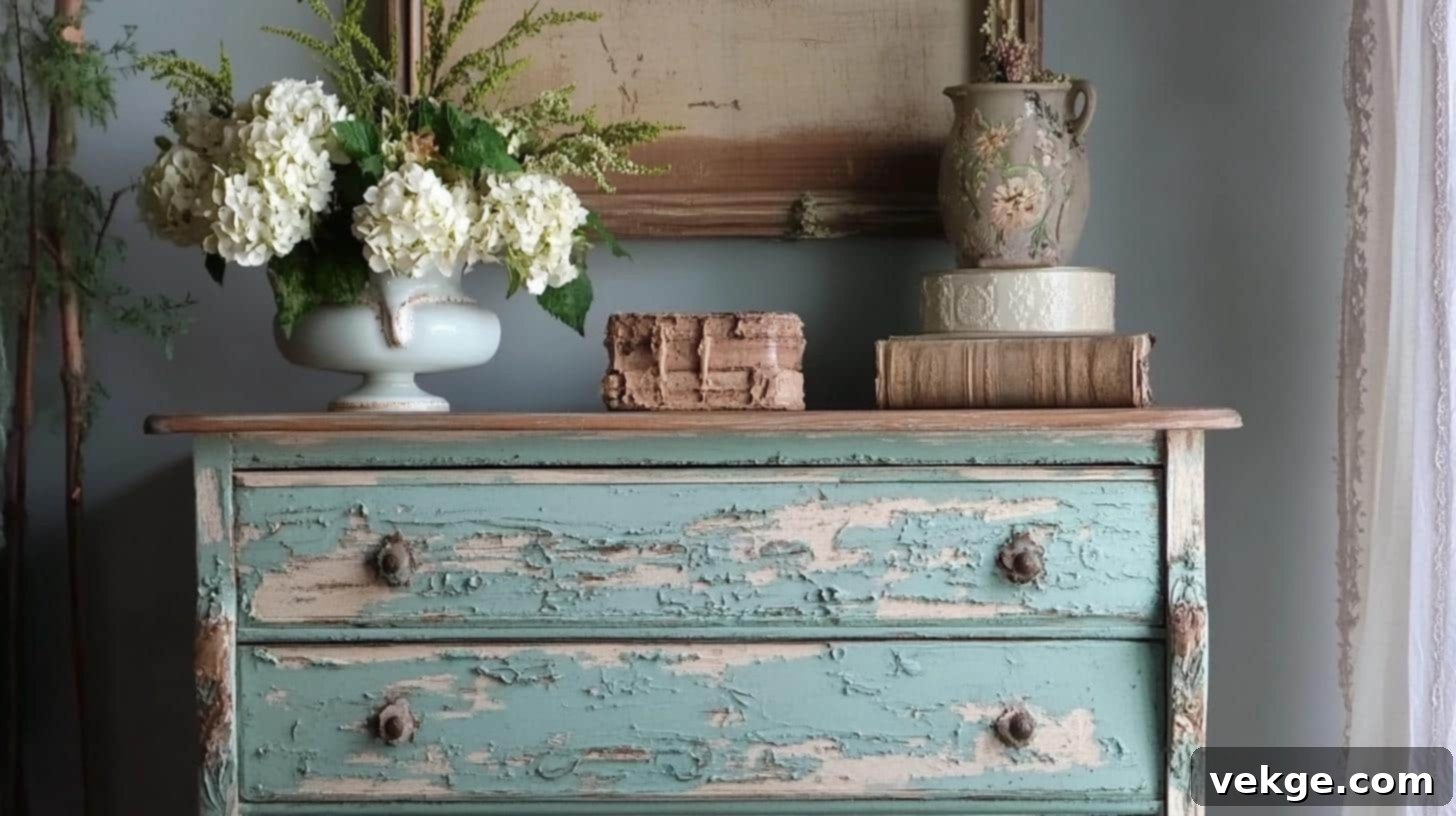 Vintage Dresser Chalk Paint Makeover