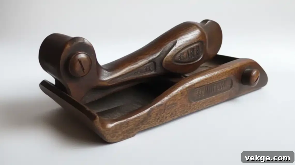 Hand plane, essential woodworking tool for smoothing surfaces and leveling edges, typically costing $30-$150.