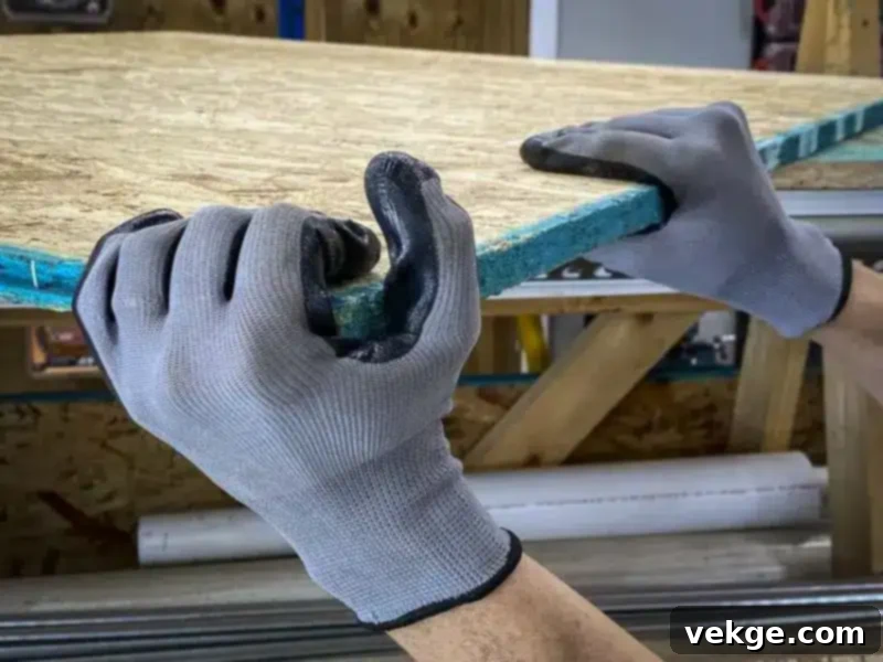 Work gloves, hand protection for rough woodworking tasks, priced $10-$40.