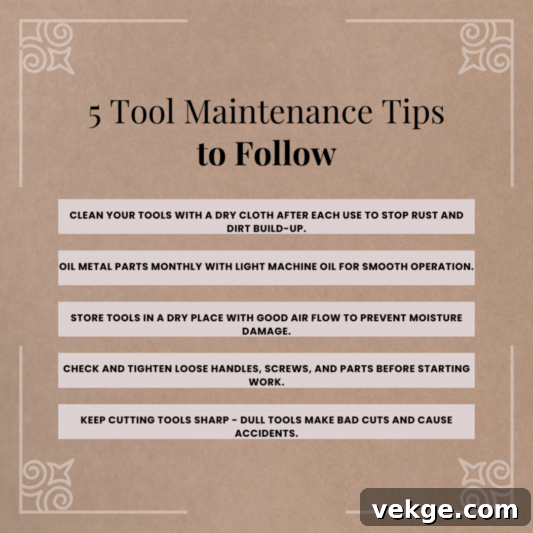 maintenance tool tips for woodworking