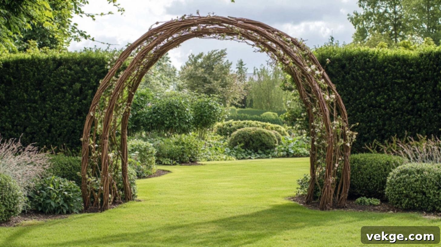 DIY Garden Arch Materials and Instructions