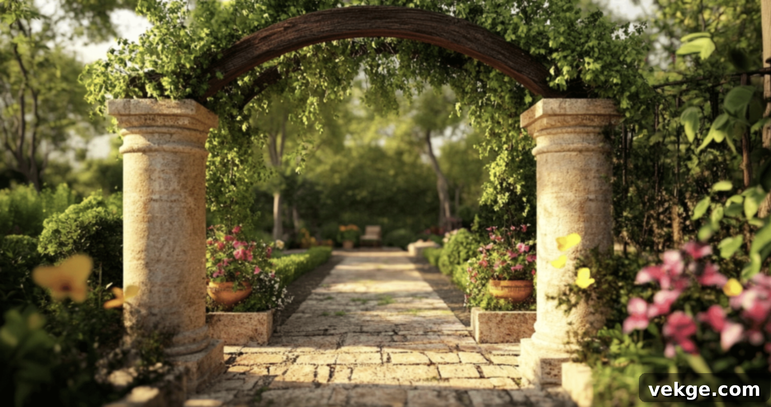 Stone Base Arch