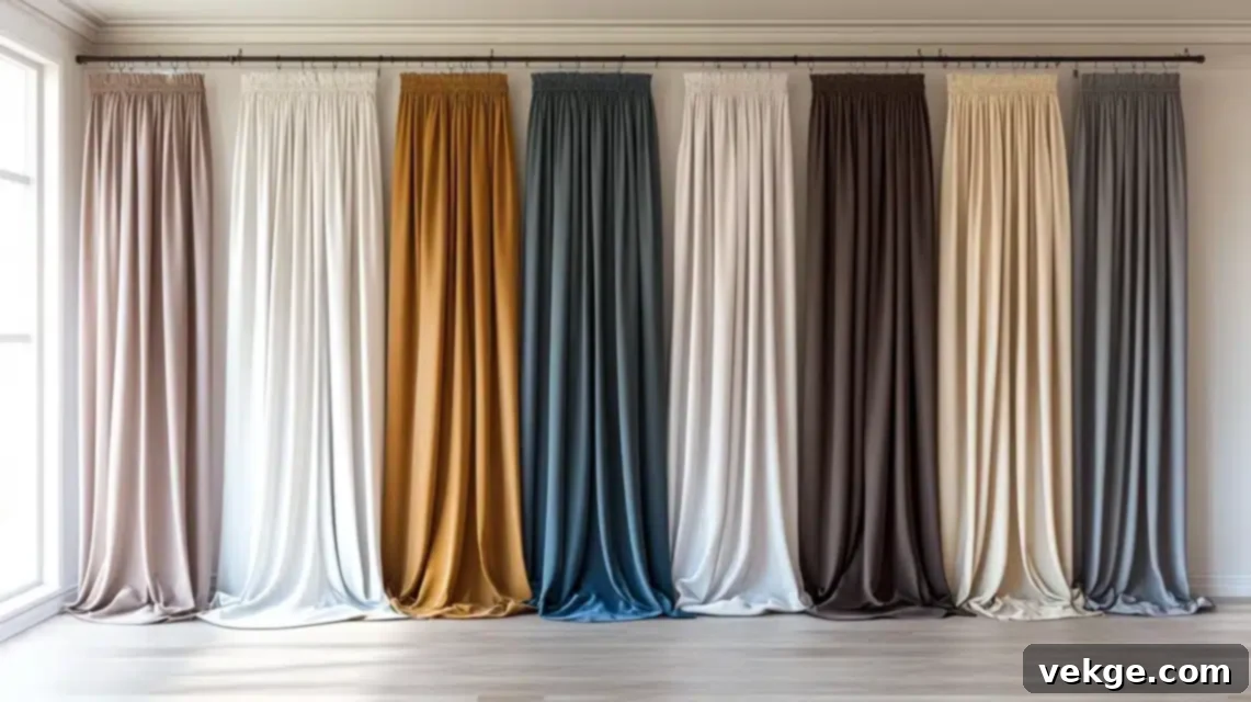 An Overview of Different Types of Pleats for Curtains