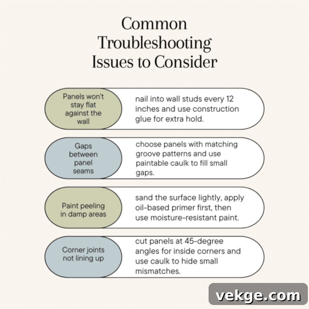 Beadboard installation common issues and solutions