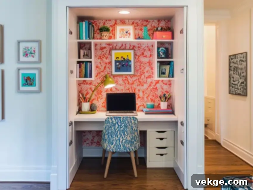 Compact Closet Desk