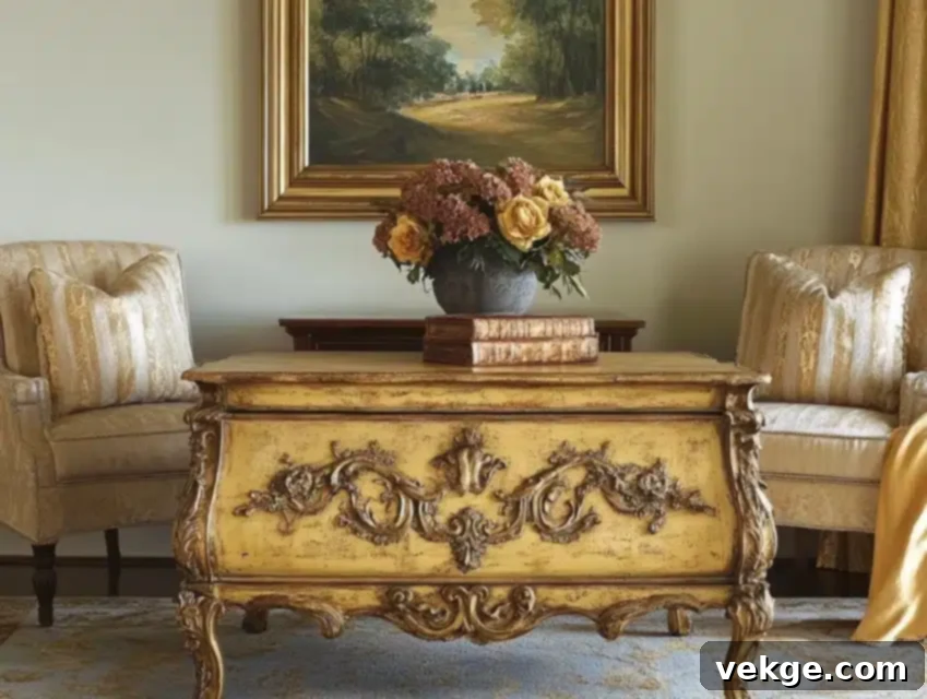 Antique Gold Statement Piece