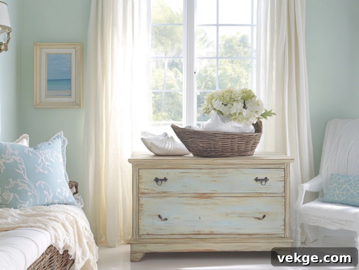 Beach-Inspired Weathered Finish