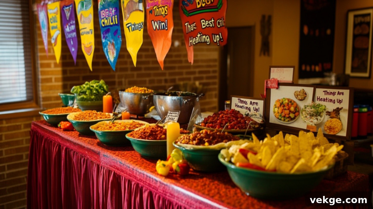 Banners with Chili Cook-Off Slogans