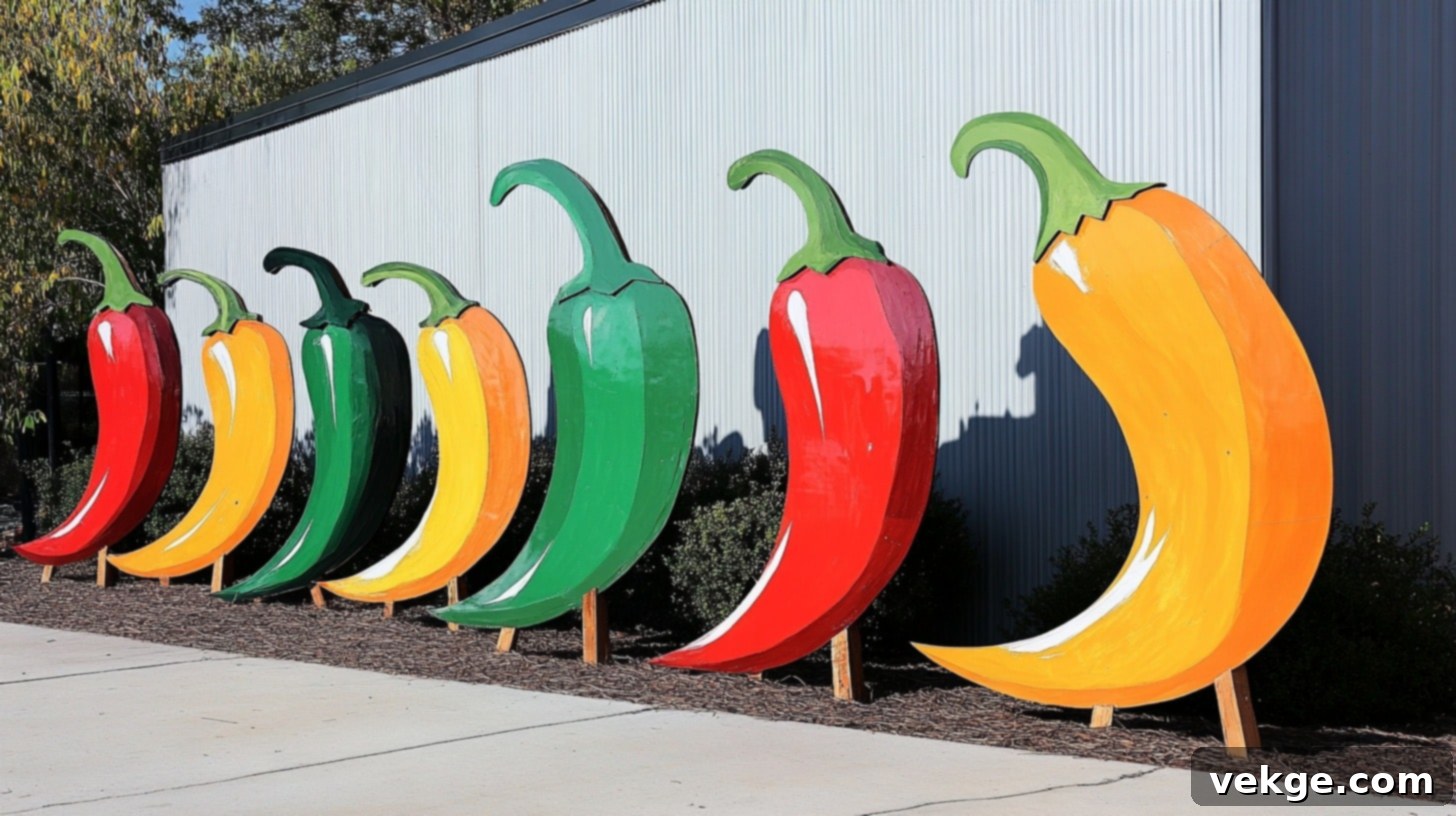 Giant Chili Pepper Cutouts