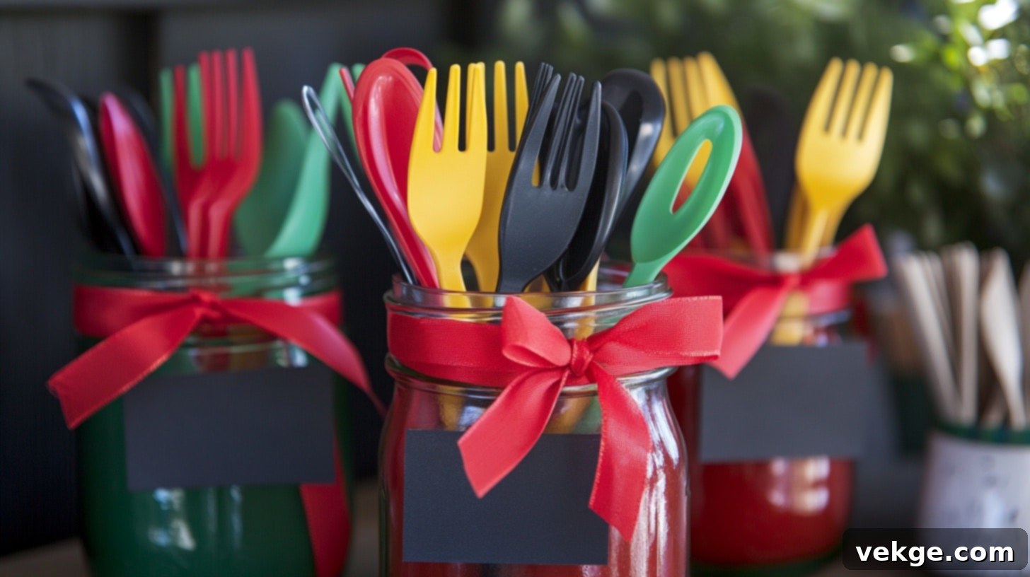 Mason Jar Utensil Holders
