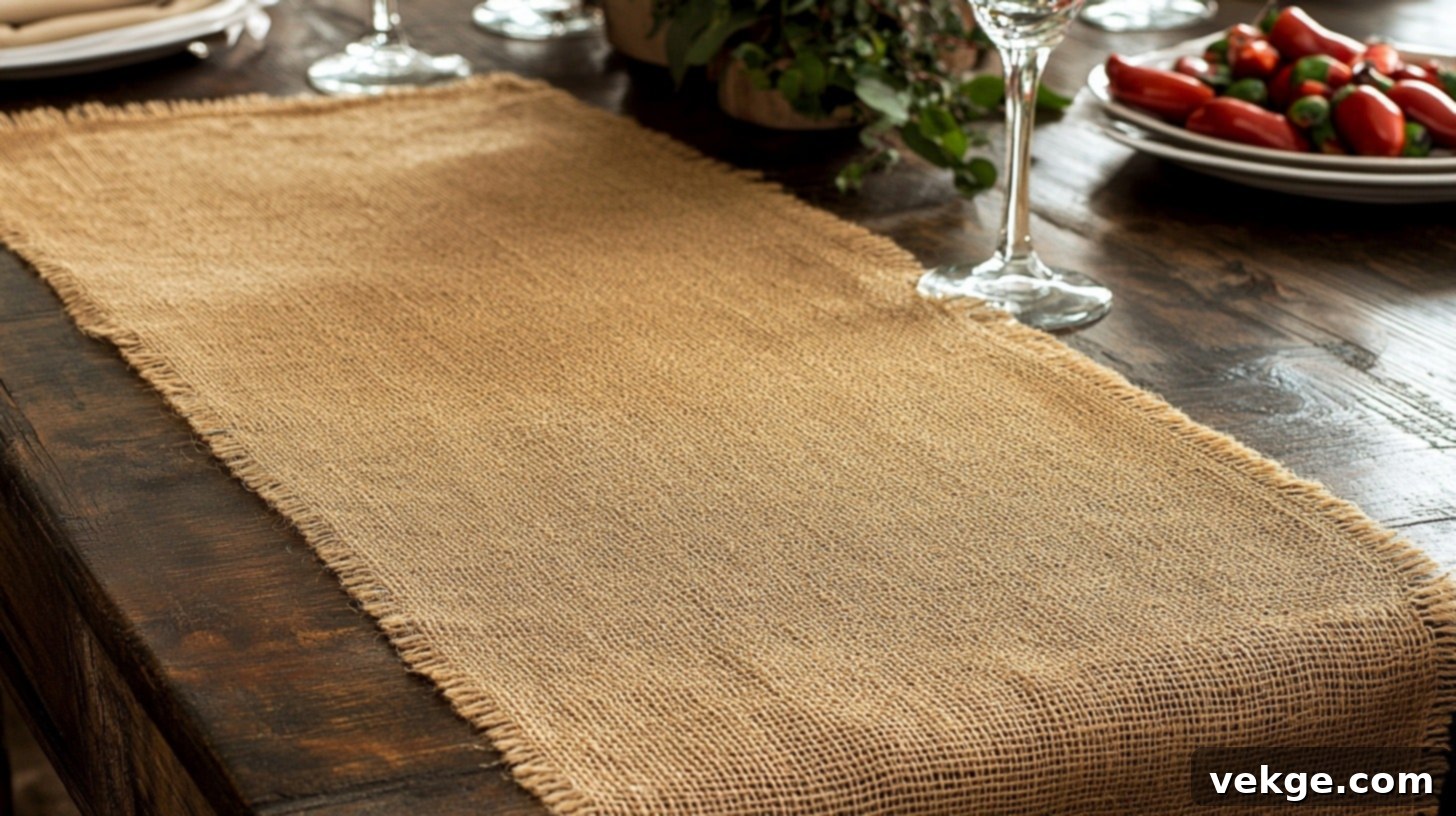 Burlap Table Runners
