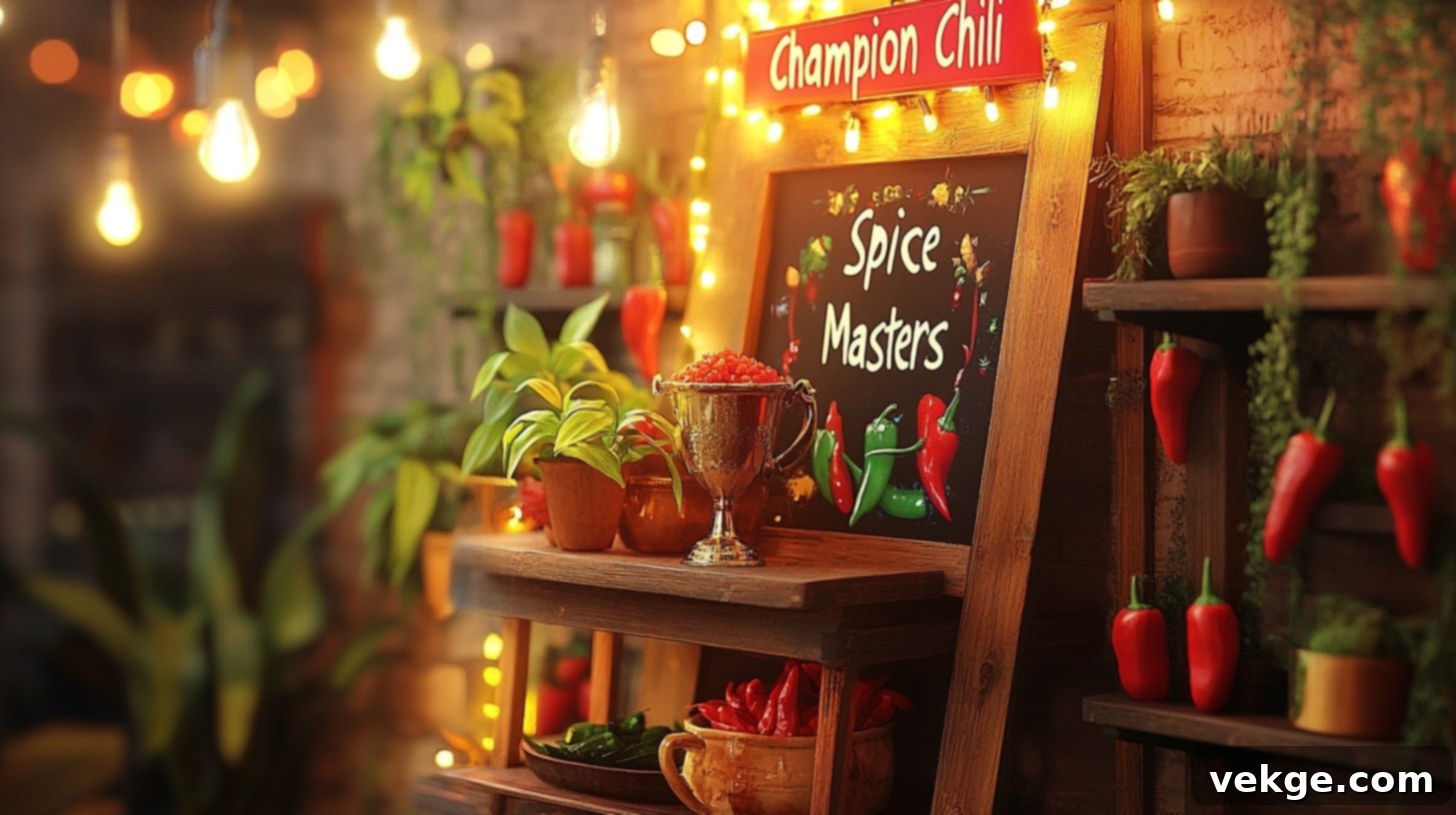 Best Chili Trophy Display Area