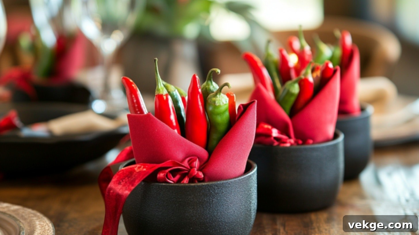 Chili-inspired Napkin Holders