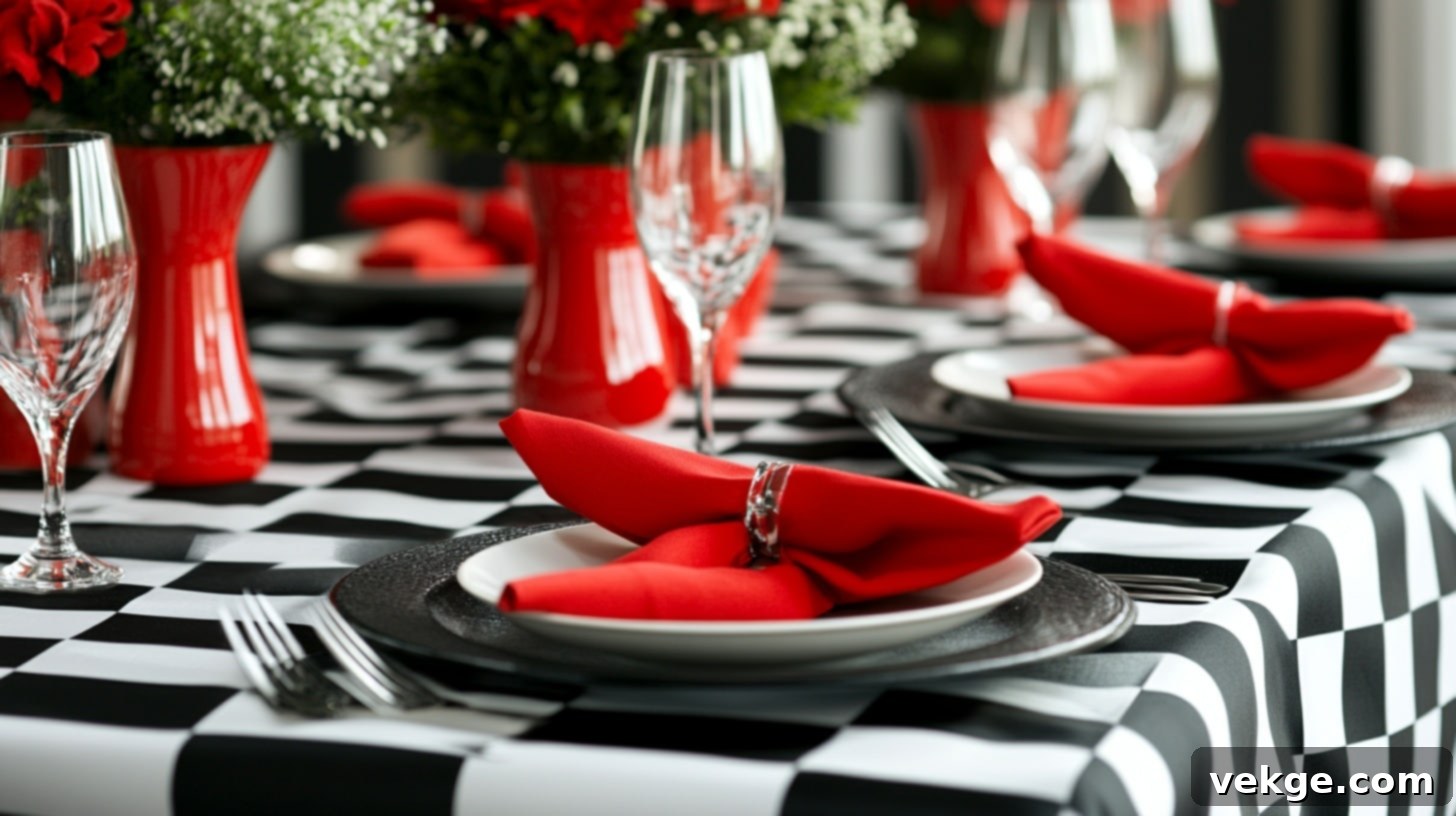 Checkerboard Tablecloths