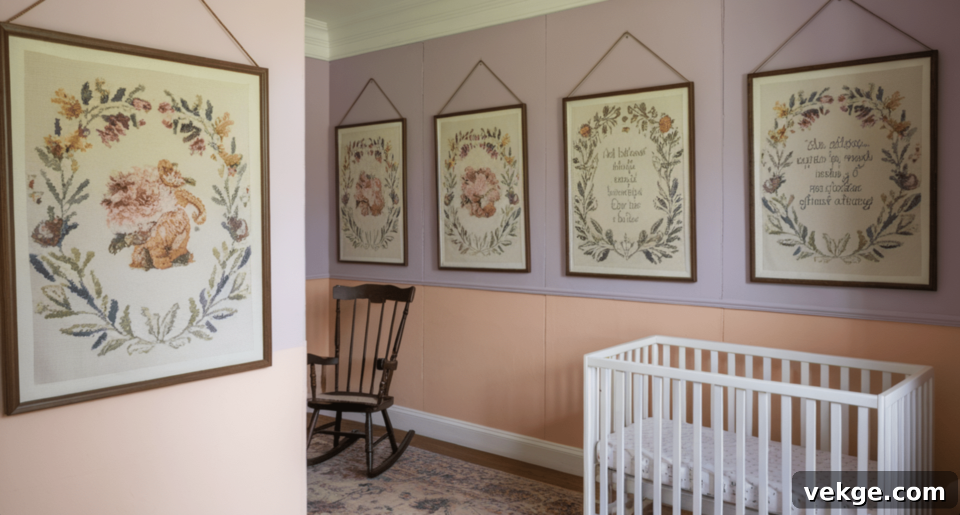 Needlepoint Art Display