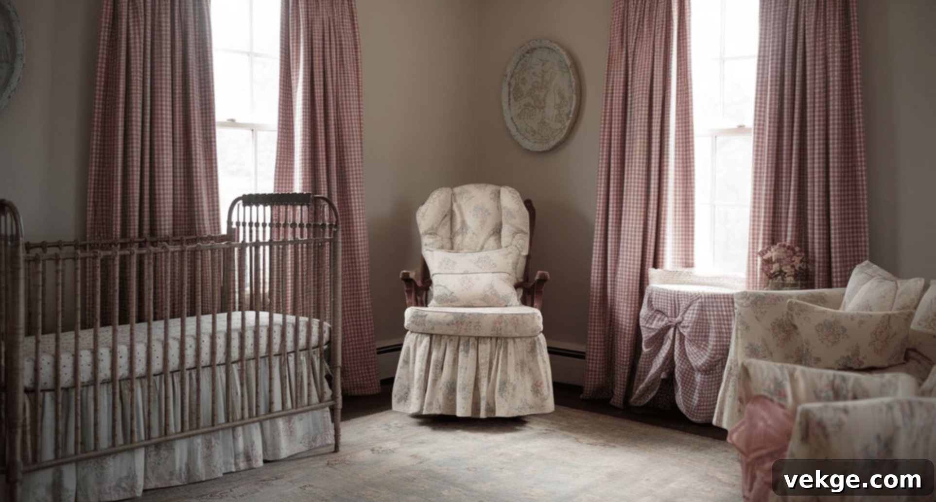 Gingham or Toile Fabric Accents