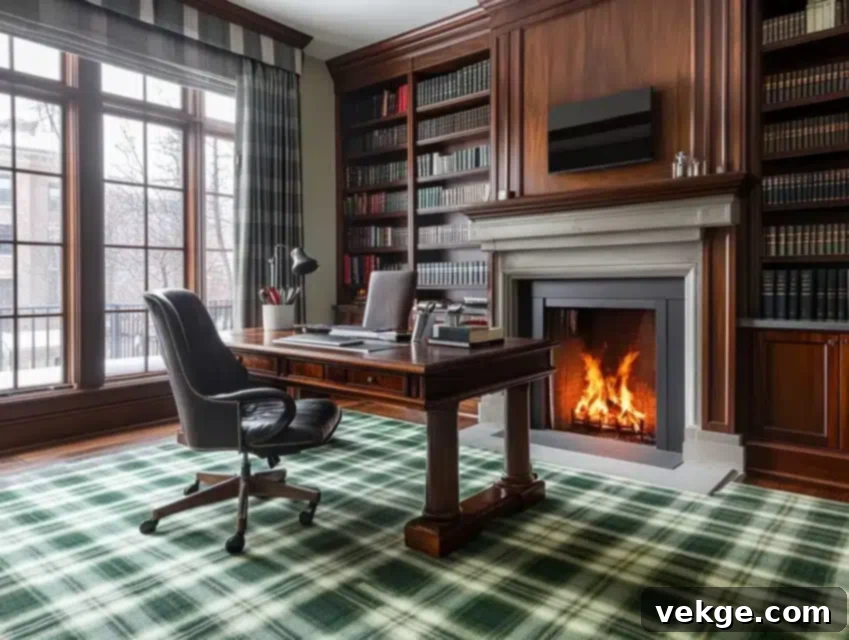 Plaid Wool Rug