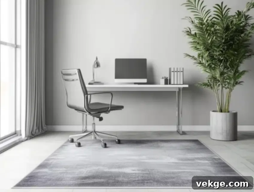 Soft Gray Area Rug