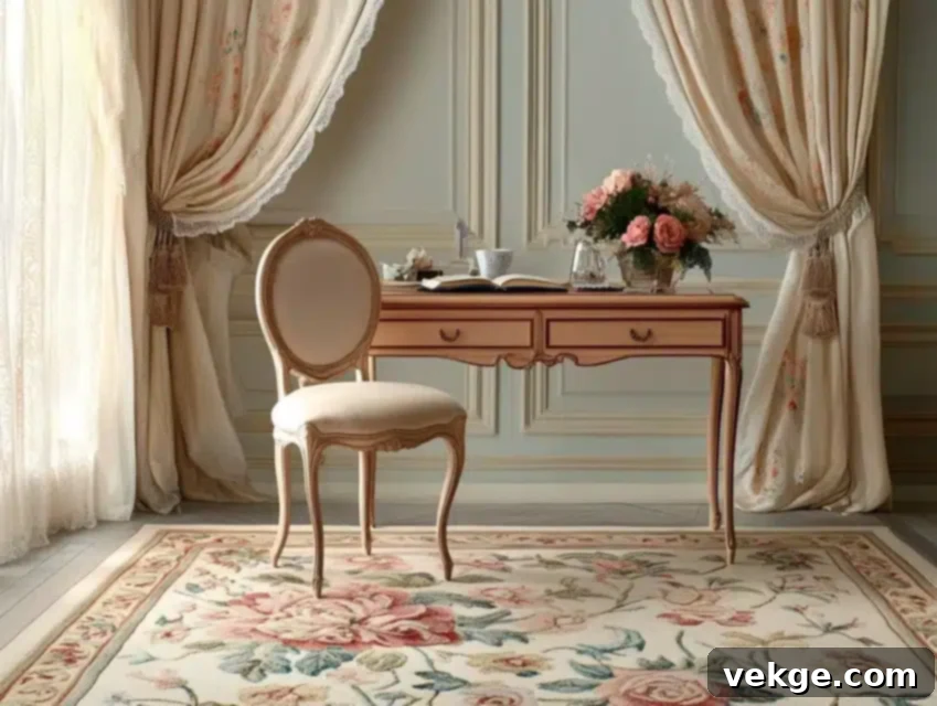 Hand-Tufted Floral Rug