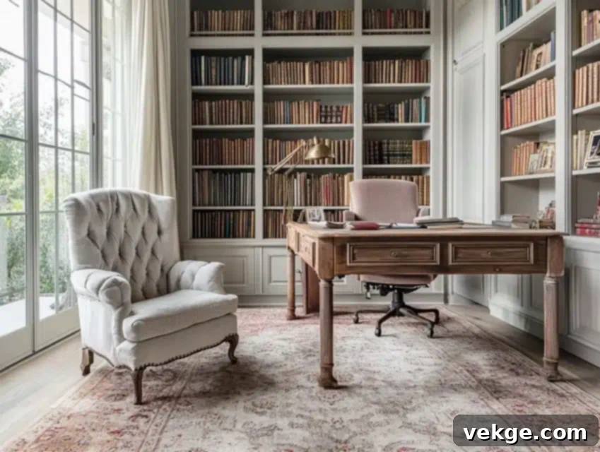 Vintage Distressed Rug