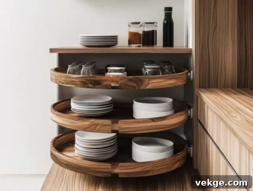 Diagonal Lazy Susan Evolution