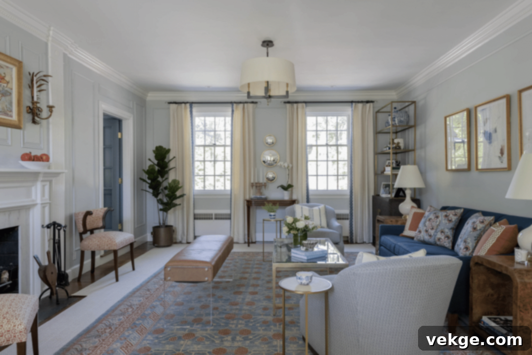 Spacious kitchen dining area by Erin Gates Design, functional and stylish