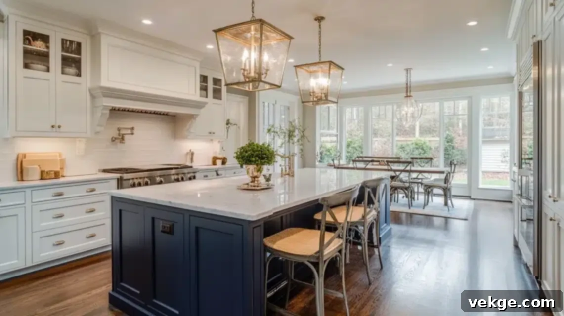 Hale Navy Kitchen Cabinets and Islands