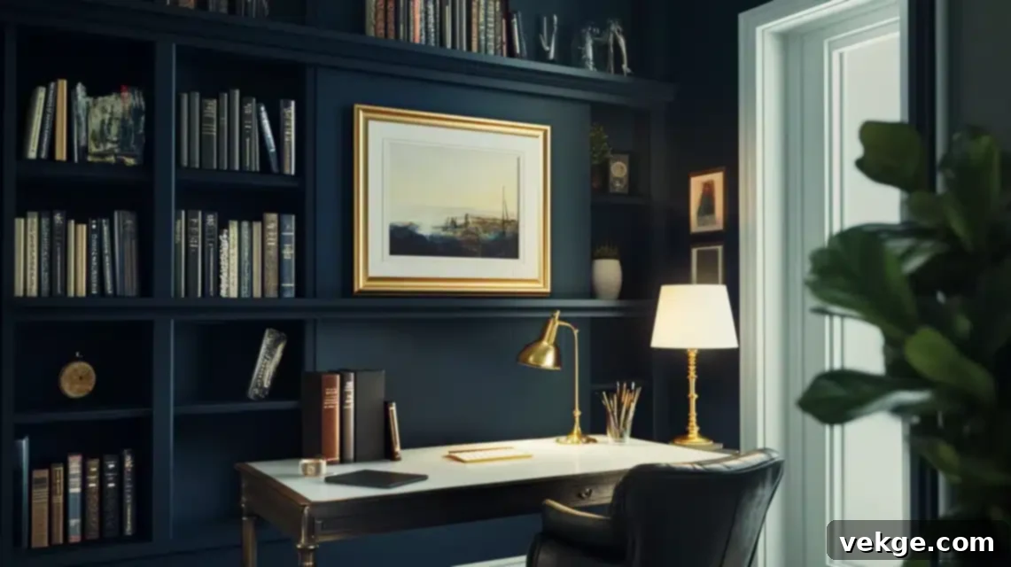 Hale Navy Accent Walls