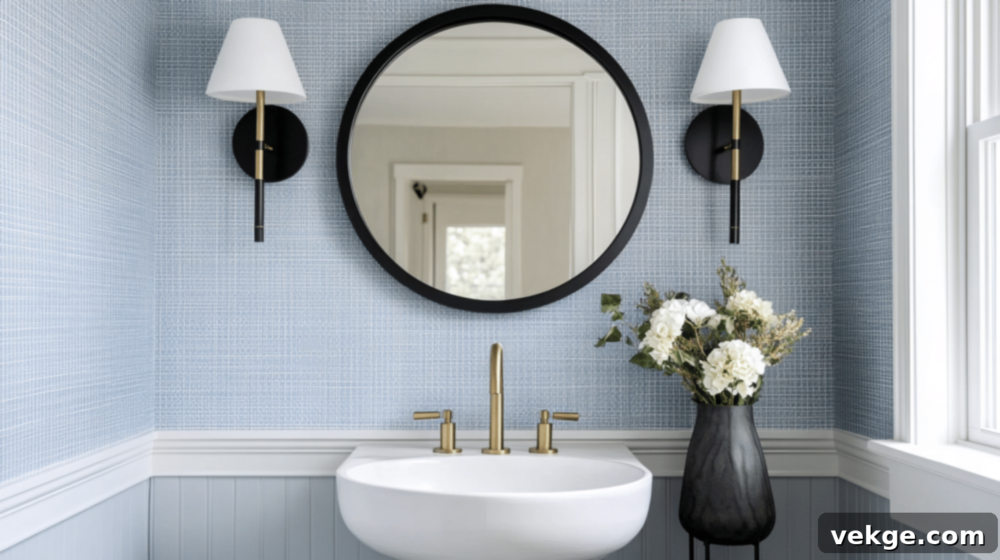 Small Powder Room after