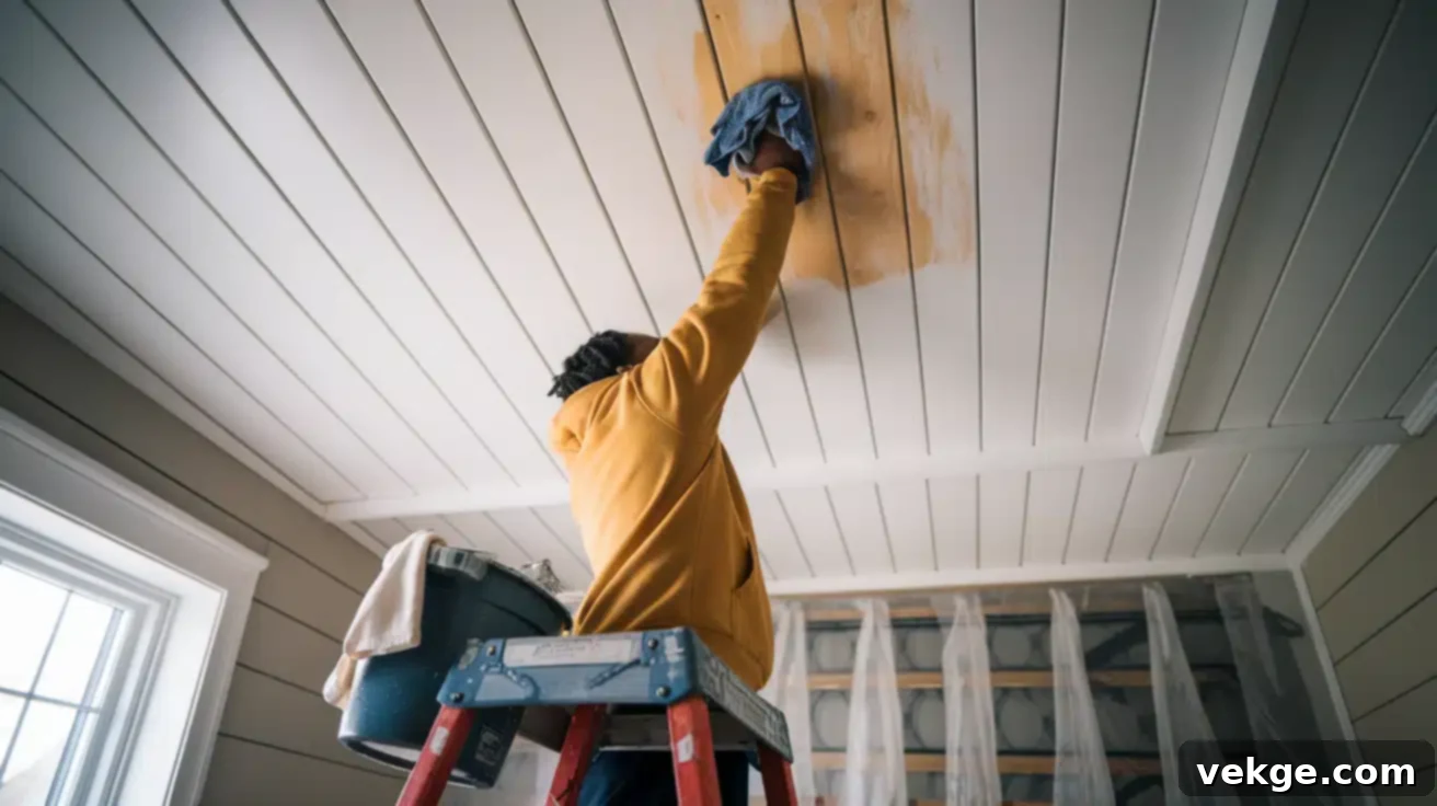 Maintenance and Care of Shiplap Ceiling