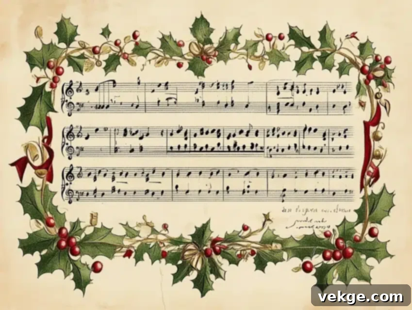 Vintage Christmas Sheet Music