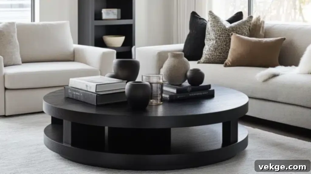 Noir Tiered Coffee Table