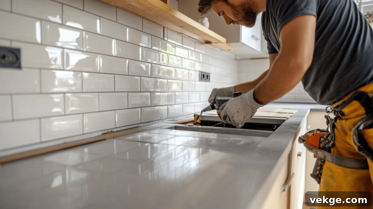 Why Grey Grout Stands Out With White Tiles