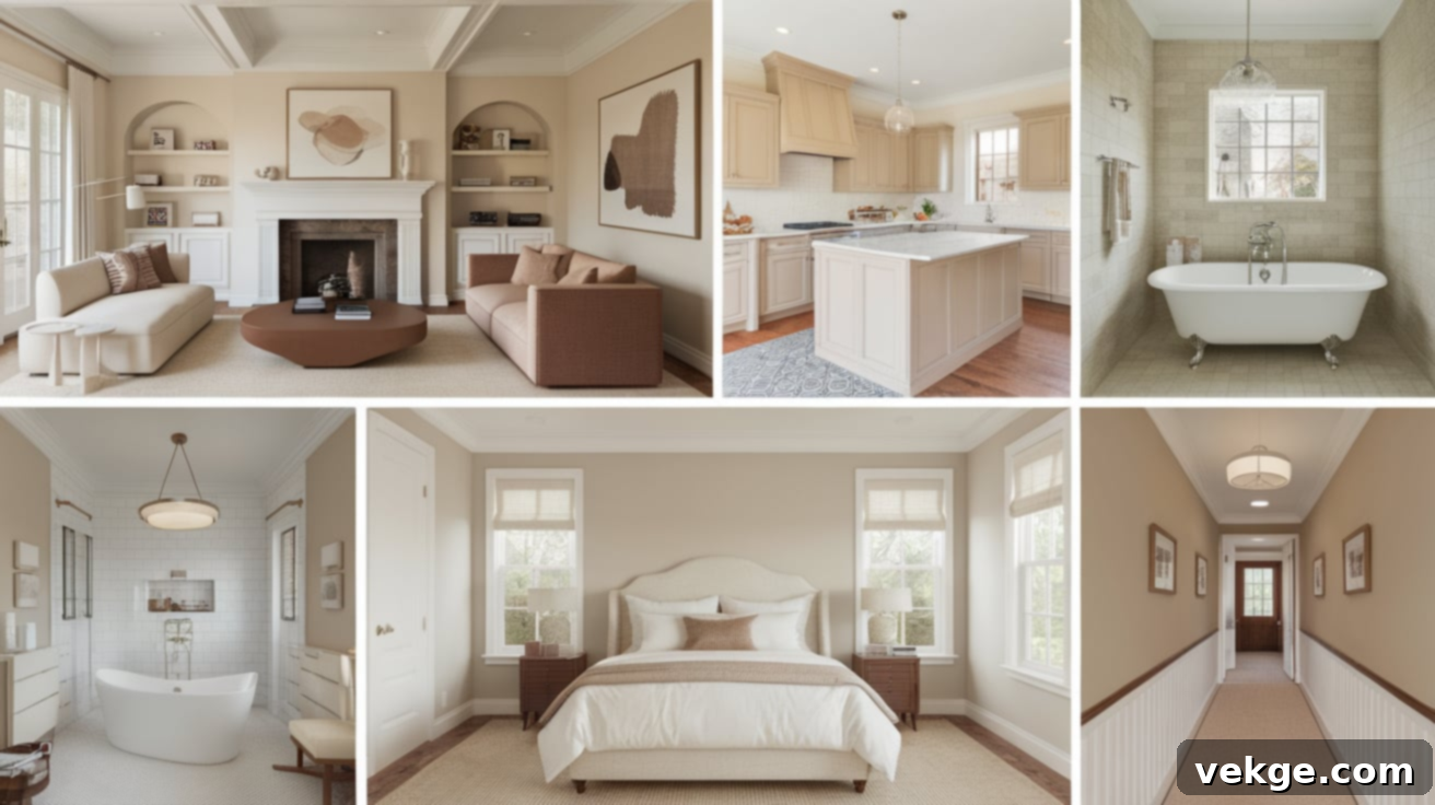 How to Use Benjamin Moore Natural Cream in Different Rooms?
