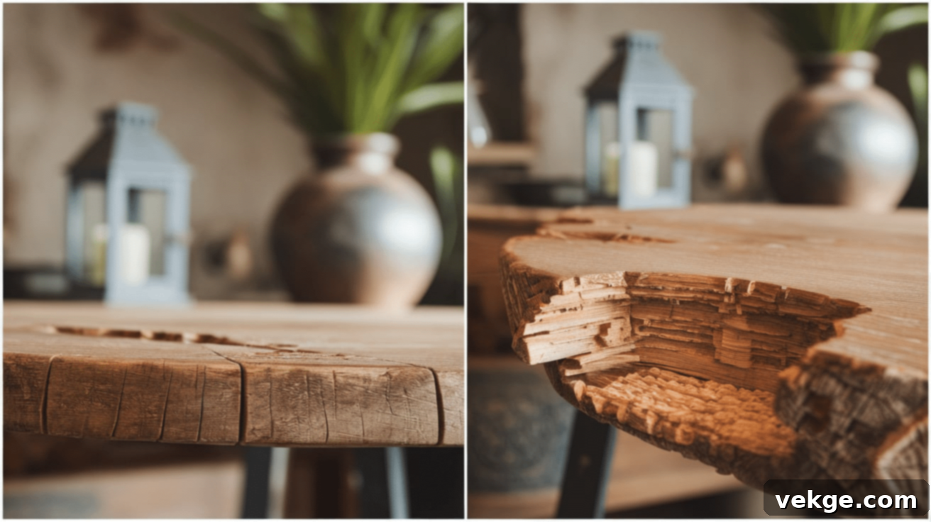 How to Check the Damage Before Fixing Chipped Wood