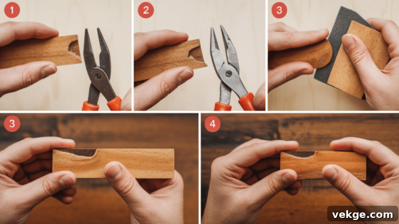 How to Fix Small Chips in Wood