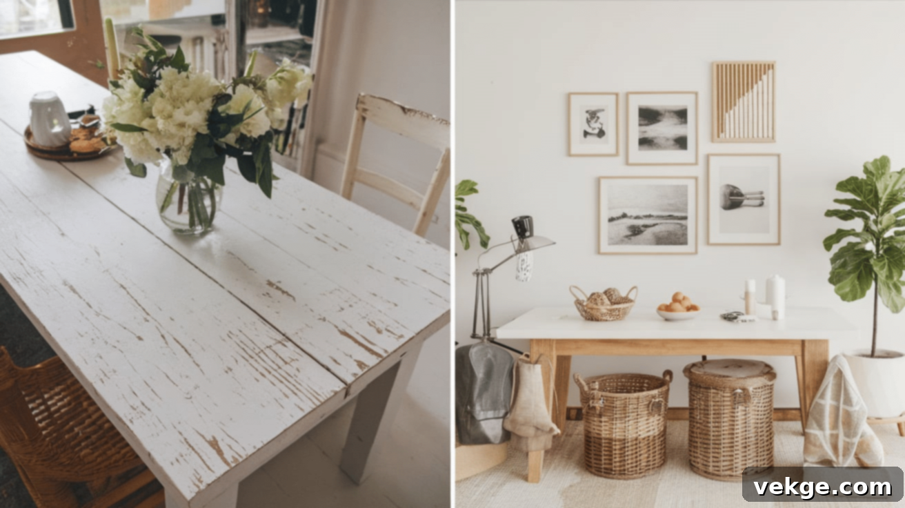 DIY vs. Store-Bought White Wash Tables