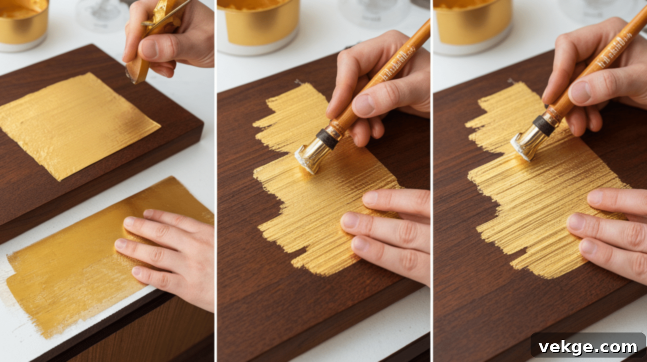 Step-by-Step Guide to Applying Gold Leaf