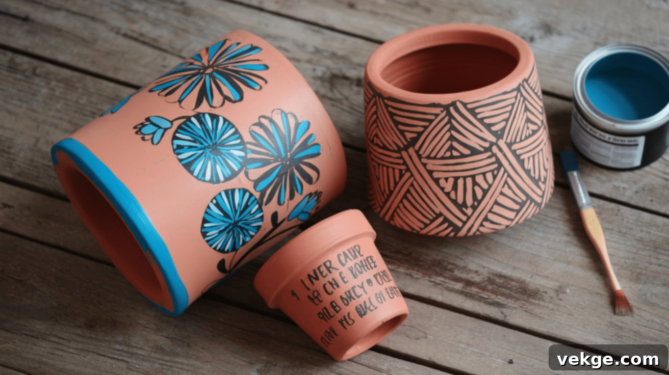 Creative Painting Ideas for Terracotta Pots