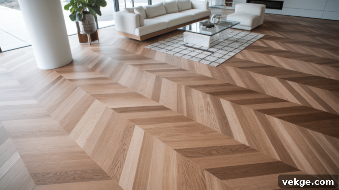 Chevron Wood Flooring