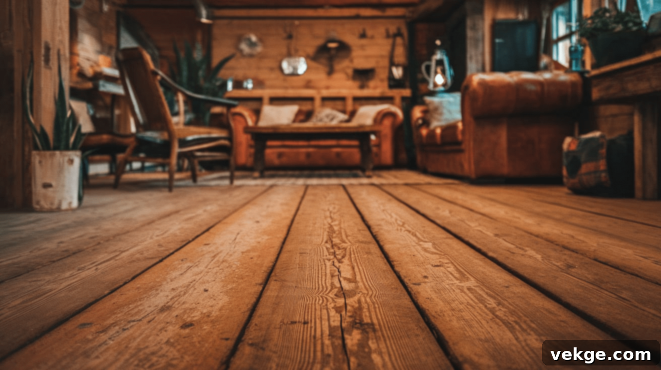 Distressed Wood Flooring